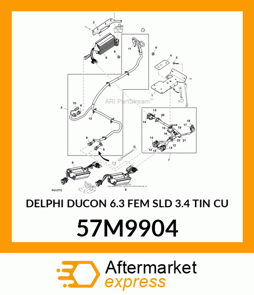 DELPHI DUCON 6.3 FEM SLD 3.4 TIN CU 57M9904