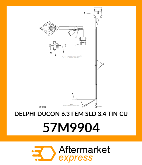 DELPHI DUCON 6.3 FEM SLD 3.4 TIN CU 57M9904