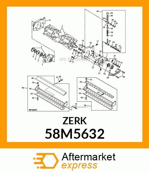 FITTING, LUBRICANT, METRIC, CONE HD 58M5632