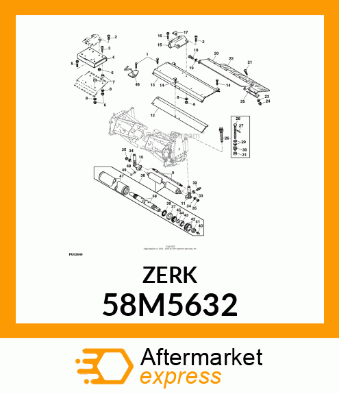 FITTING, LUBRICANT, METRIC, CONE HD 58M5632