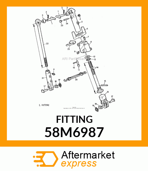 FITTING, LUBRICATION 58M6987