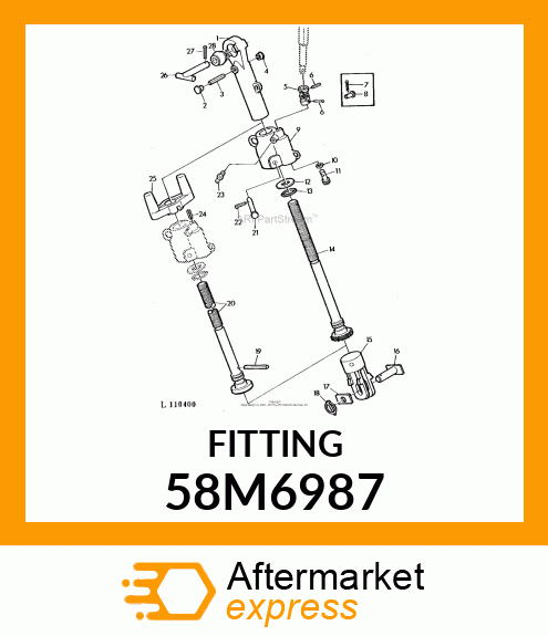 FITTING, LUBRICATION 58M6987