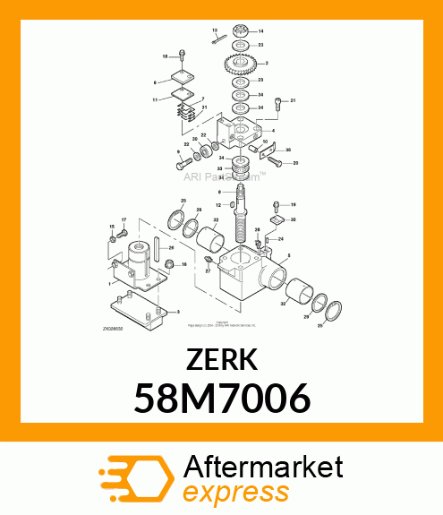 FITTING, LUBRICANT, METRIC, CONE HD 58M7006