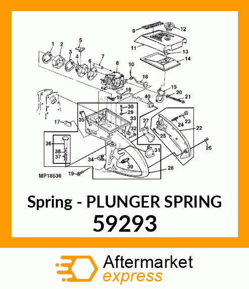 Spring - PLUNGER SPRING 59293