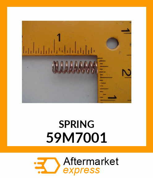 SPRINGS, COMPRESSION, SQ amp; GRD ENDS 59M7001