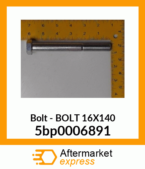 BOLT 16X140 5bp0006891