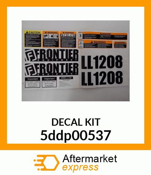 DECAL KIT FOR LL1208 5ddp00537