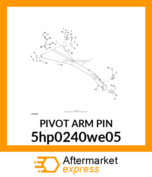 PIVOT ARM PIN 5hp0240we05