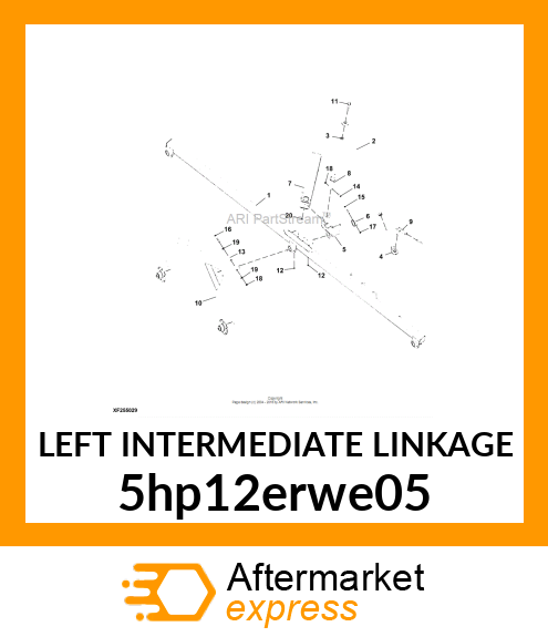 LEFT INTERMEDIATE LINKAGE 5hp12erwe05