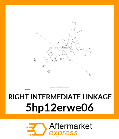 RIGHT INTERMEDIATE LINKAGE 5hp12erwe06