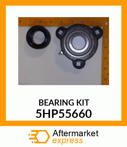 Bearing - 3-BOLT PILLOW BLOCK BEARING W/LOCK 5HP55660