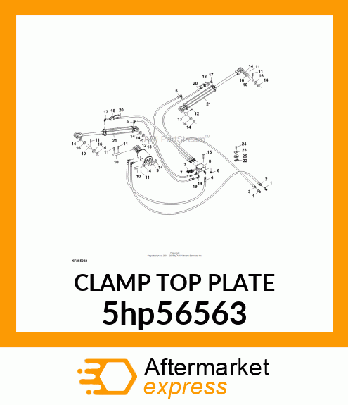 CLAMP TOP PLATE 5hp56563