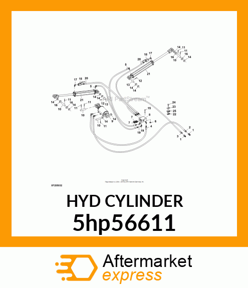 HYD CYLINDER 5hp56611