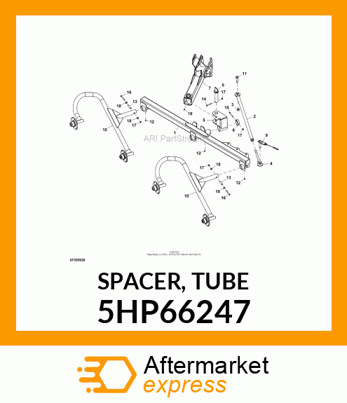 SPACER, TUBE 5HP66247