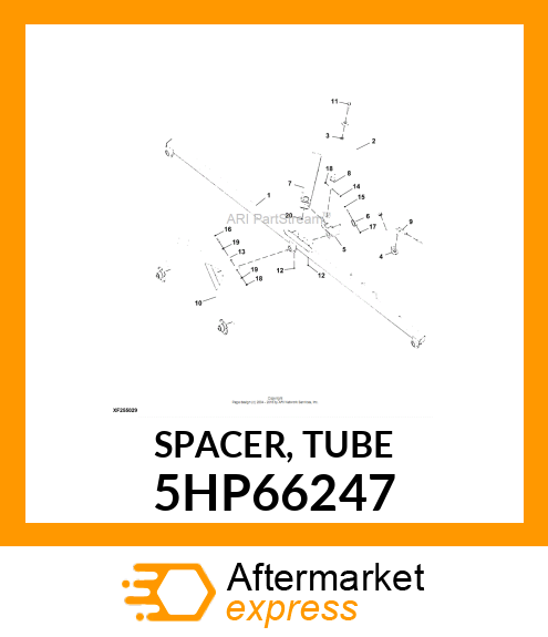 SPACER, TUBE 5HP66247