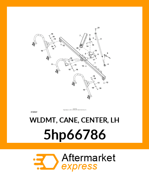 WLDMT, CANE, CENTER, LH 5hp66786