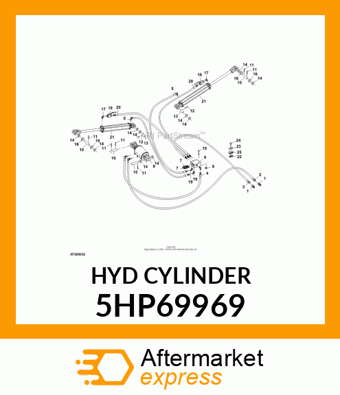 HYD CYLINDER 5HP69969