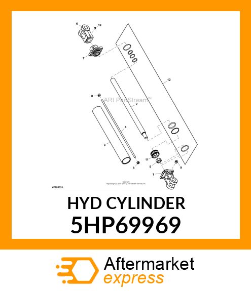 HYD CYLINDER 5HP69969