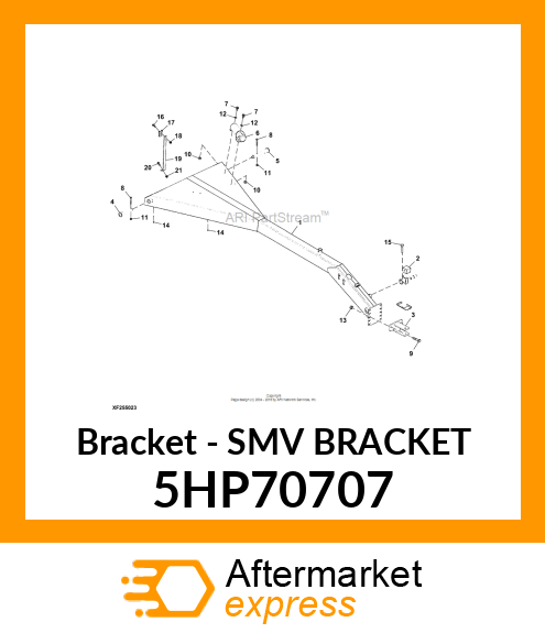 BRACKET WELDMENT 5HP70707