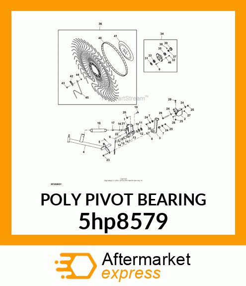 POLY PIVOT BEARING 5hp8579