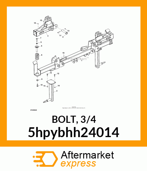 BOLT, 3/4 5hpybhh24014