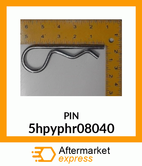 HAIR PIN, 1/4 5hpyphr08040