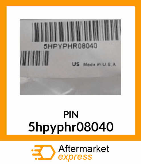 HAIR PIN, 1/4 5hpyphr08040