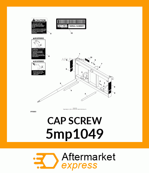 HEX HEAD CAP SCREW 5mp1049