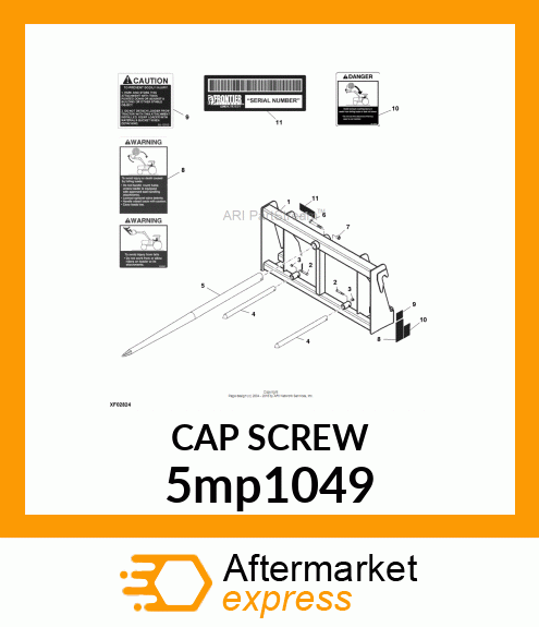 HEX HEAD CAP SCREW 5mp1049