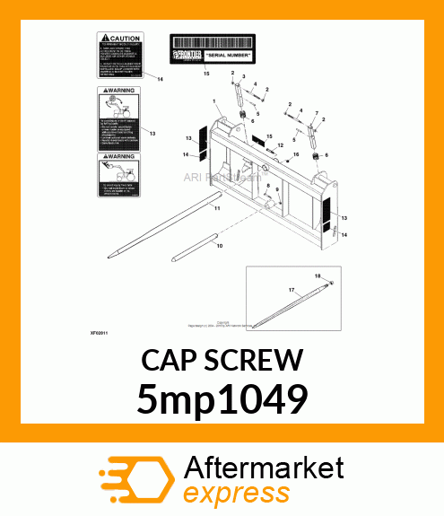 HEX HEAD CAP SCREW 5mp1049