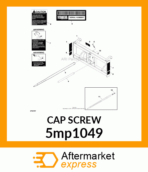 HEX HEAD CAP SCREW 5mp1049