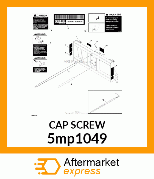 HEX HEAD CAP SCREW 5mp1049