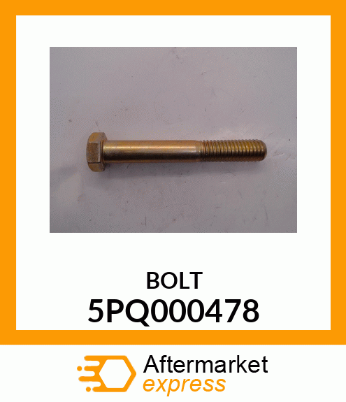 BOLT, 1/2 X 3 5PQ000478