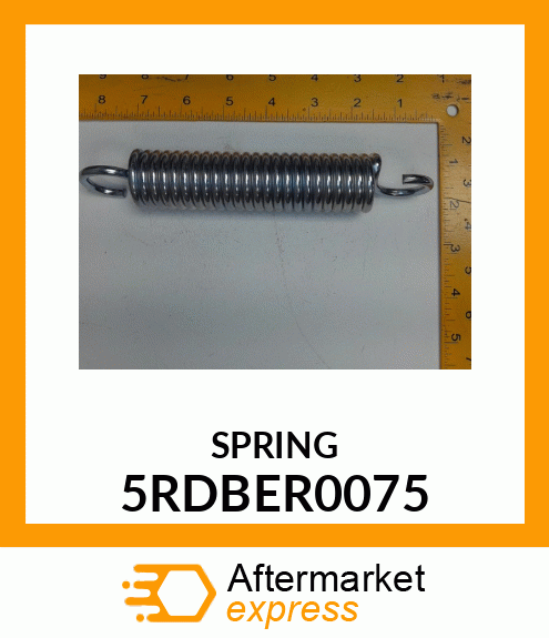 TENSION SPRING 1 15/64 IN. DIA X 7 5RDBER0075