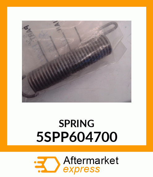 EXTENSION SPRING REPLACES HPP60470 5SPP604700