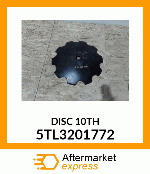 DISK BLADE, 20" X 1 1/2" NOTCHED 5TL3201772