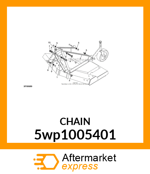 CHAIN 3/8 PRF COIL 38 LINK 5wp1005401