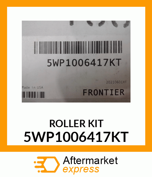 KIT FRT BRG ROLLER amp; BRKT REPLACES 5WP1006417KT