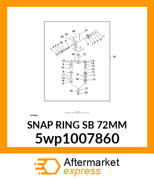 SNAP RING SB 72MM 5wp1007860