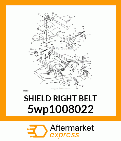 SHIELD RIGHT BELT 5wp1008022