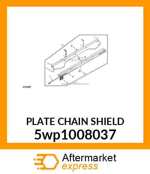 PLATE CHAIN SHIELD 5wp1008037