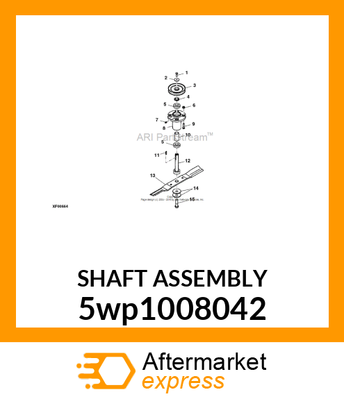 SHAFT ASSEMBLY 5wp1008042