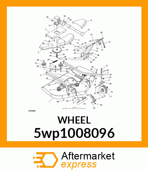 WHEEL SOLD GRAY 10.00 5WP1008096