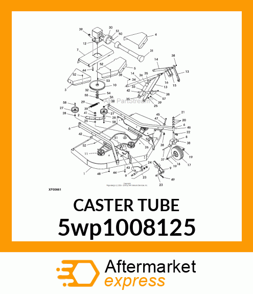 CASTER TUBE 5wp1008125