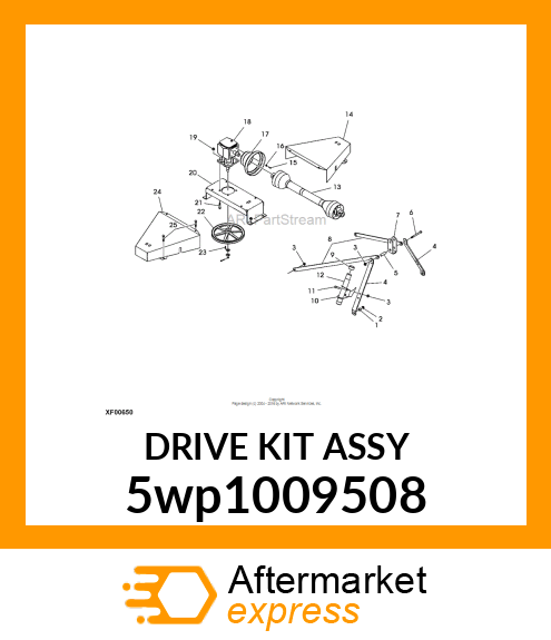 DRIVE ASSEMBLY COMPLETE 40, 29.9 X 5wp1009508