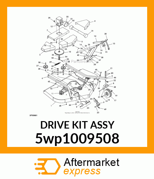 DRIVE ASSEMBLY COMPLETE 40, 29.9 X 5wp1009508