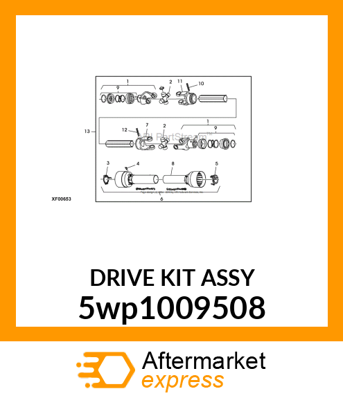 DRIVE ASSEMBLY COMPLETE 40, 29.9 X 5wp1009508