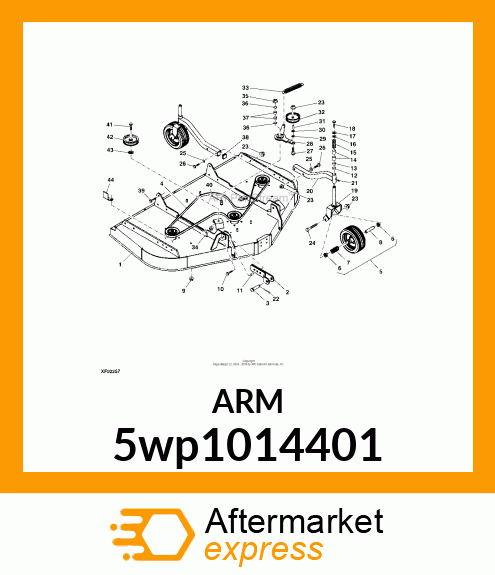 WA, CASTER ARM PRD6000/7200 5wp1014401