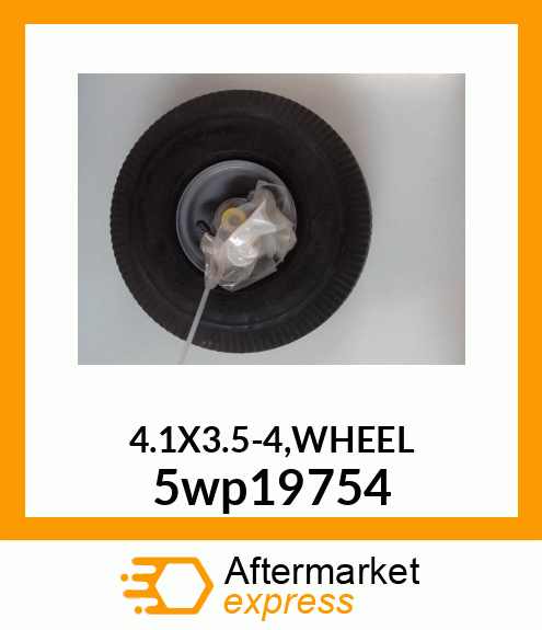 WHEEL, 10 IN. PNEUMATIC W/BERGE amp; S 5wp19754