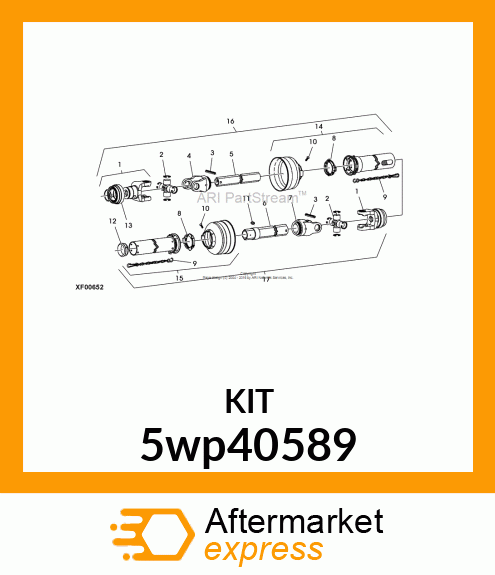 SLIDE LOCK COLLAR REPAIR KIT REPLA 5wp40589